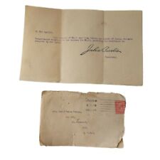 Antique 1914 Receipt Handwritten Stamped Ephemera Letter Correspondence Typed  picture