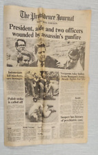 The Providence Journal West Bay Edition March 31, 1981 Ronal Reagan Shooting picture