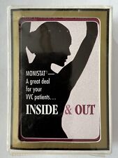 MONISTAT INSIDE & OUT DECK OF PLASTIC COATED PLAYING CARDS  NEW picture
