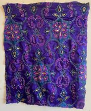 Beautiful Rare Mid 20th Century Indian Silk Sequined Embroidery (3195) picture