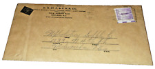DECEMBER 1941 MILWAUKEE ROAD C.O.D. GOODS SHIPPED USED ENVELOPE SPENCER IOWA picture