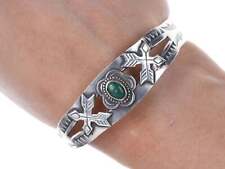 c1930's-40's Fred harvey Era sterling and turquoise bracelet picture