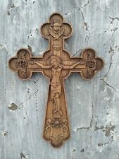 Wooden cross Crucifix Jesus Christ carved wooden cross wall cross wood picture