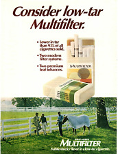 1972 Print Ad  Multifilter Full Kentucky flavor in a low-tar cigarette picture