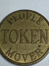 VINTAGE HARBOUR ISLAND TAMPA FLORIDA PEOPLE MOVER BRASS TOKEN OBSOLETE #qf1 picture