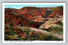 AZ-Arizona, Painted Cliffs, Apache Trail, Vintage Postcard picture