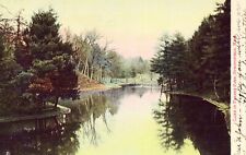 Lake in Forest Park - Springfield, Massachusetts 1907 Postcard picture