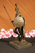 Art Deco Roman Soldier Warrior Bronze Sculpture Statue Figurine Decor Nouveau picture