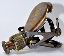 Antique Binoculars White Mother of Pearl & Handle Brass Vintage Opera Glasses picture