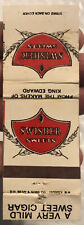 Vintage 20 Strike Matchbook Cover - Swisher Sweets Cigars picture