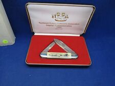 1982 Case Northeast Cutlery Canoe Knife Bone Handles Mint In Case-SN # 125 picture