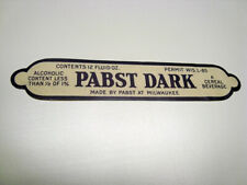 Circa 1920s Pabst Dark Neck Label, Milwaukee, Wisconsin –  picture