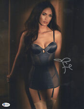 SEXY MEGAN FOX SIGNED AUTOGRAPH 11X14 PHOTO - TRANSFORMERS BECKETT BAS 23 picture
