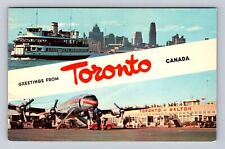 Toronto Ontario-Canada, General Banner Greetings, Antique, Vintage Postcard picture