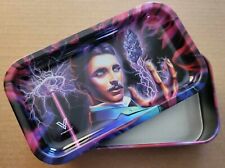 Nikola Tesla High Voltage Themed Waterproof Rolling Tray Stash Box picture
