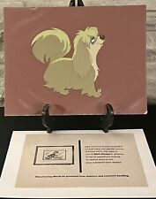WALT DISNEY LADY & THE TRAMP 1955 ORIGINAL GOLD LABELED CELLULOID “PEG” picture
