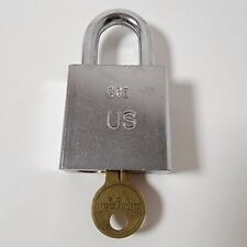 Vintage American Series 200 Padlock Marked QGE US Excellent Pre-owned Condition  picture