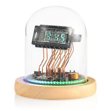 Retro WIFI VFD Tube Clock Home Mantel Shelf Clock w/RGB LED Refer Nixie Clock  picture