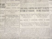 1923 DECEMBER 3 NEW YORK TIMES - SAVE PAINTING IN TOMB OF PHARAOH - NT 9211 picture