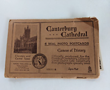 Canterbury Cathedral 6 Tuck RPPC Real Photo Postcards Cameos of History Series 8 picture