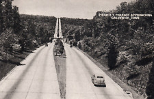 Greenwich Connecticut Merritt Parkway Automobile Vintage Postcard 1952 picture