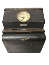 Vintage 1920’s Large Original Simplex Time Clock stamp recorder Gardner, Ma picture