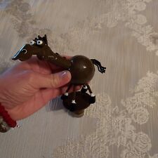 Vintage Whimsical Metal Horse Wine Bottle Stopper picture