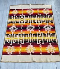 Antique Pendleton Cayuse Indian Trade Blanket 67 x 53 Wool Beaver Felt 1900's picture
