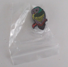 New Beautiful Colorful Owl Enamel Hat Lapel Pin picture