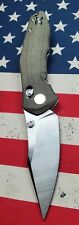 GiantMouse Vox/Anso ACE Nazca Bar Lock Knife Green Micarta Satin M390 Great EDC picture