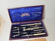 Antique rare Draftsman’s Kit & Tool Set Early 1900s picture