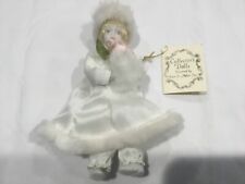 VINTAGE 1983 COLLECTOR’S DOLLS KURT S ADLER INC porcelain doll ornament  picture