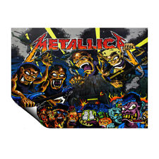 Stern Metallica Premium Pinball Backbox Translite - Part Number: 830-52E-01 picture