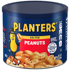 PLANTERS Salted Peanuts, 9.5 oz Canister Pack of 6 picture