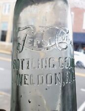 Antique Weldon N.C. North Carolina 1915 Pepsi Cola Straight Side Soda Bottle picture