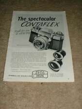 1958 Zeiss Contaflex Camera Ad, NICE picture