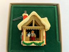 Hallmark 1982 Santas Workshop Santa's Vinage Christmas Holiday Ornament with Box picture