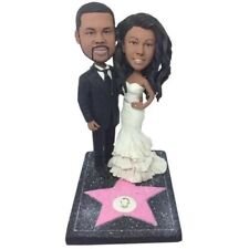 Walk of Fame Couple Custom Bobblehead With Engraved Text picture