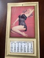 1954 Marilyn Monroe Calendar Golden Dreams Black Lingerie Matches 2021 Dates picture