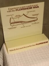 Vintage Plastic Florsheim Riva Shoe Display Advertising 14 In Tall  x 15 In Wide picture