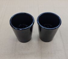 Shot Glass Black Libbey Shot glasses Set Of 2 New Tequila Vodka Whiskey A3 picture