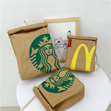 Starbucks Canvas Crossbody Bag Large Capacity Backpack Outdoor Leisure Schoolbag picture