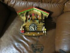 Schmeckenbecher Cuckoo Clock 1970 West Germany Vintage for parts or repair music picture