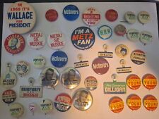 Lot of 41 Vintage Political Buttons picture
