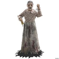 Scary Granny Halloween Decoration Prop picture