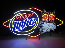 Miller Lite Hooters Owl Neon Light Sign 24
