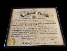 Antique 1943 1940s MD Medical Doctor Degree Kentucky University of Louisville picture