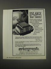 1990 Artograph Super AG100 Projector Ad - Enlarge your talents picture