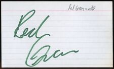 Red Green AKA Steve Smith signed autograph 3x5 Cut Canadian Actor Comedian Write picture