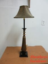 Tyndale Art Deco Style Cheetah Shade Table Lamp Lighting picture